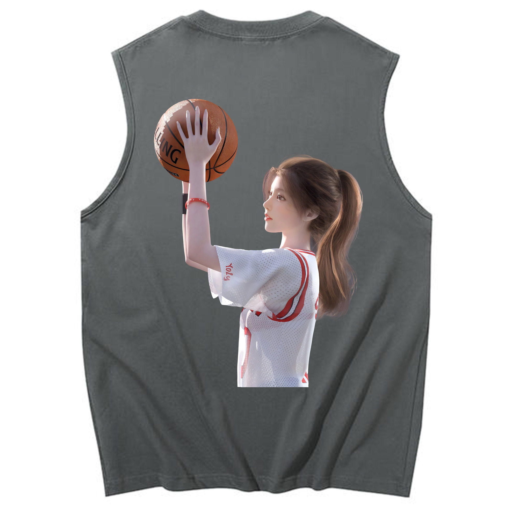 （画像用） SLAM DUNK／スラムダンク コットン100％タンクトップ（背面プリント）